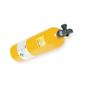 Bình dự trữ mặt nạ chống độc bằng thép 6L bao gồm van