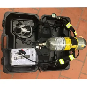 Mặt nạ chống độc cách ly SCBA T6800 nguyên bộ mặt trùm và bình khí thở